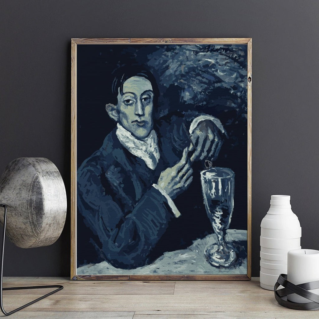 Dear friend Angel (Portrait of Angel Fernández de Soto) - Pictură pe numere - Pictorul Fericit