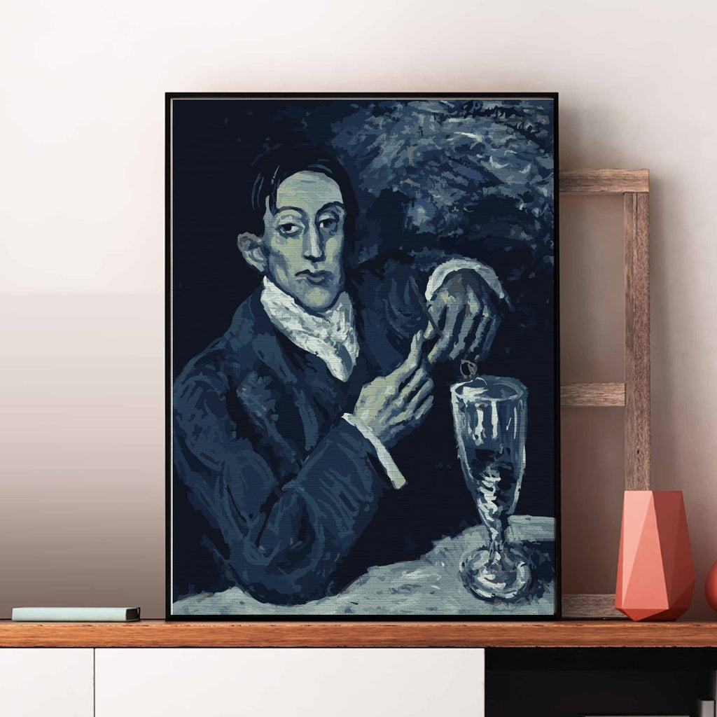 Dear friend Angel (Portrait of Angel Fernández de Soto) - Pictură pe numere - Pictorul Fericit