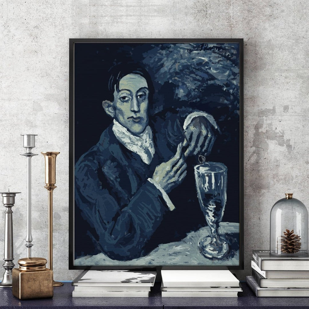 Dear friend Angel (Portrait of Angel Fernández de Soto) - Pictură pe numere - Pictorul Fericit