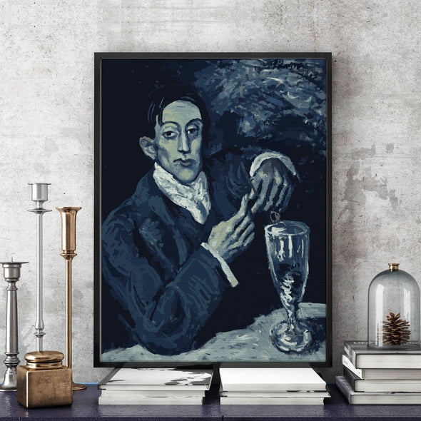 Dear friend Angel (Portrait of Angel Fernández de Soto) - Pictură pe numere - Pictorul Fericit