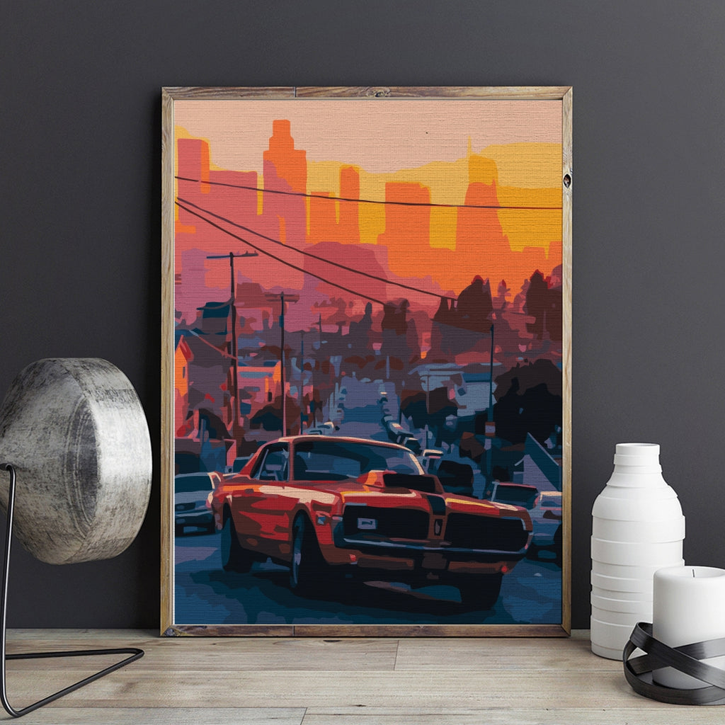 Dodge - Pictură pe numere - Pictorul Fericit