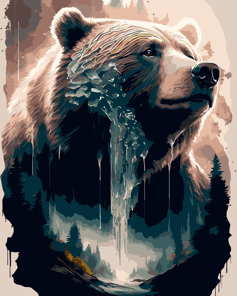 Double exposure - Pictură pe numere - Pictorul Fericit