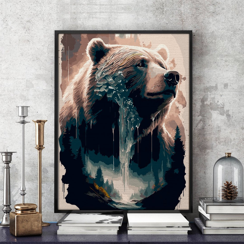 Double exposure - Pictură pe numere - Pictorul Fericit