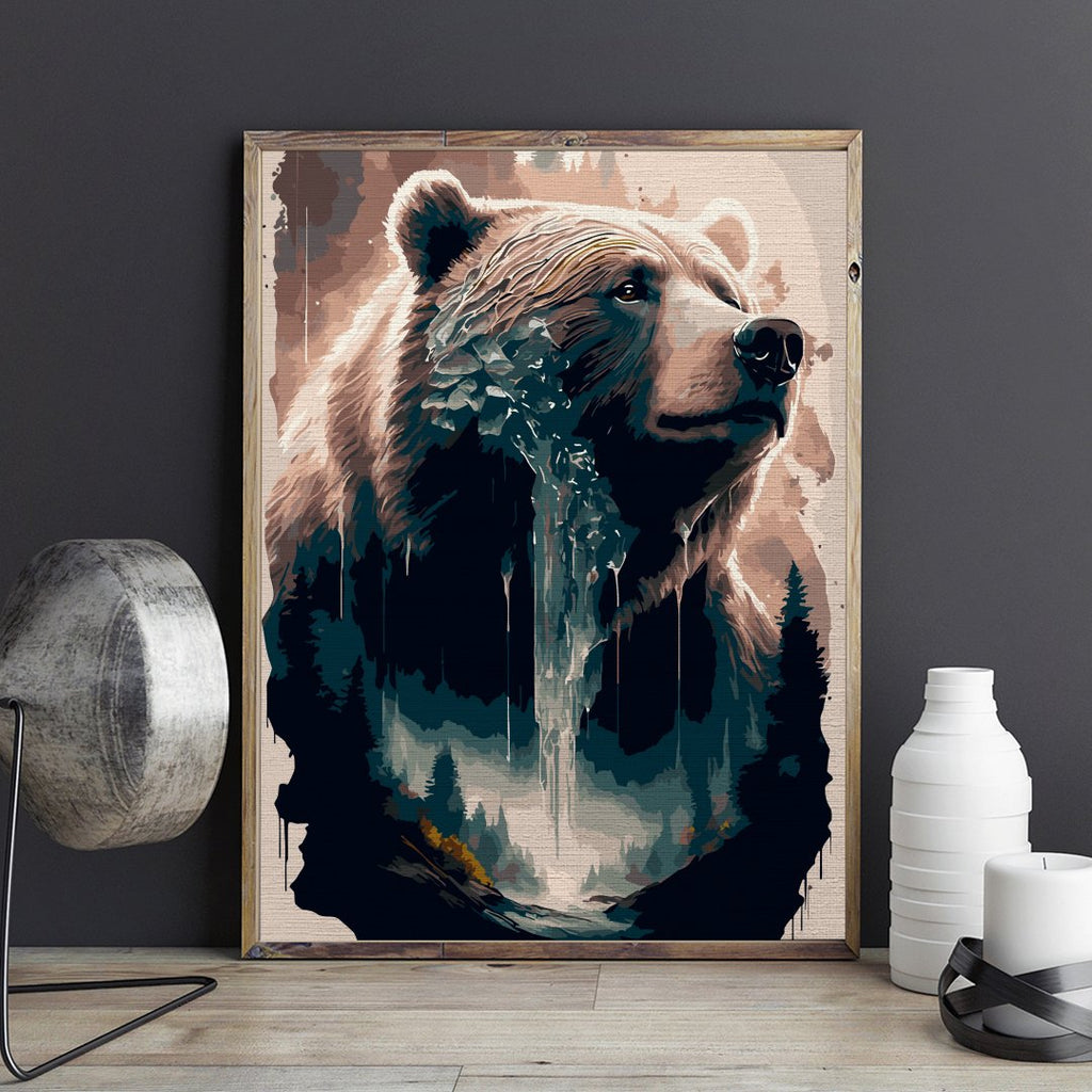 Double exposure - Pictură pe numere - Pictorul Fericit