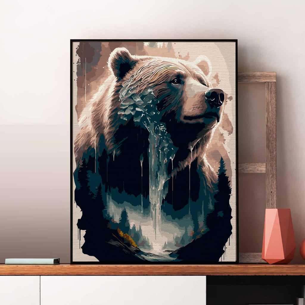 Double exposure - Pictură pe numere - Pictorul Fericit