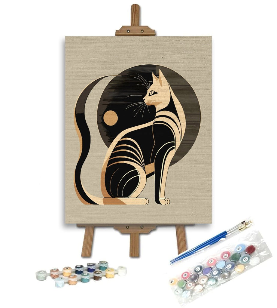 Egyptian Mau - Pictură pe numere - Pictorul Fericit