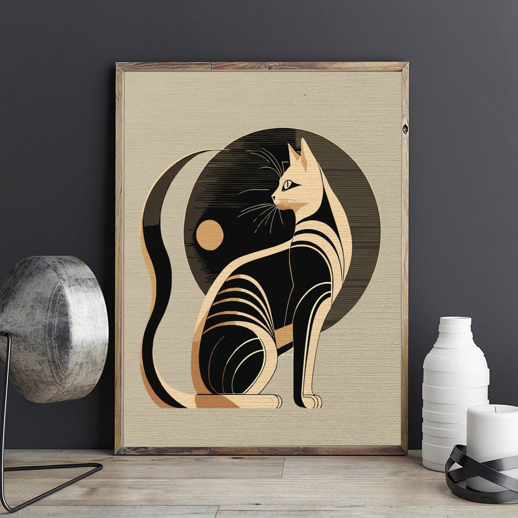 Egyptian Mau - Pictură pe numere - Pictorul Fericit