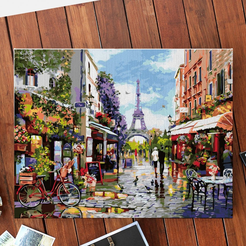Eiffel in love - Pictură pe numere - Pictorul Fericit