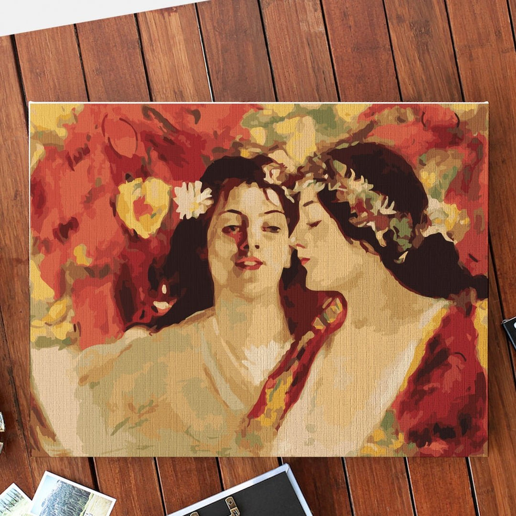 Fairies (Primăvara) - Pictură pe numere - Pictorul Fericit