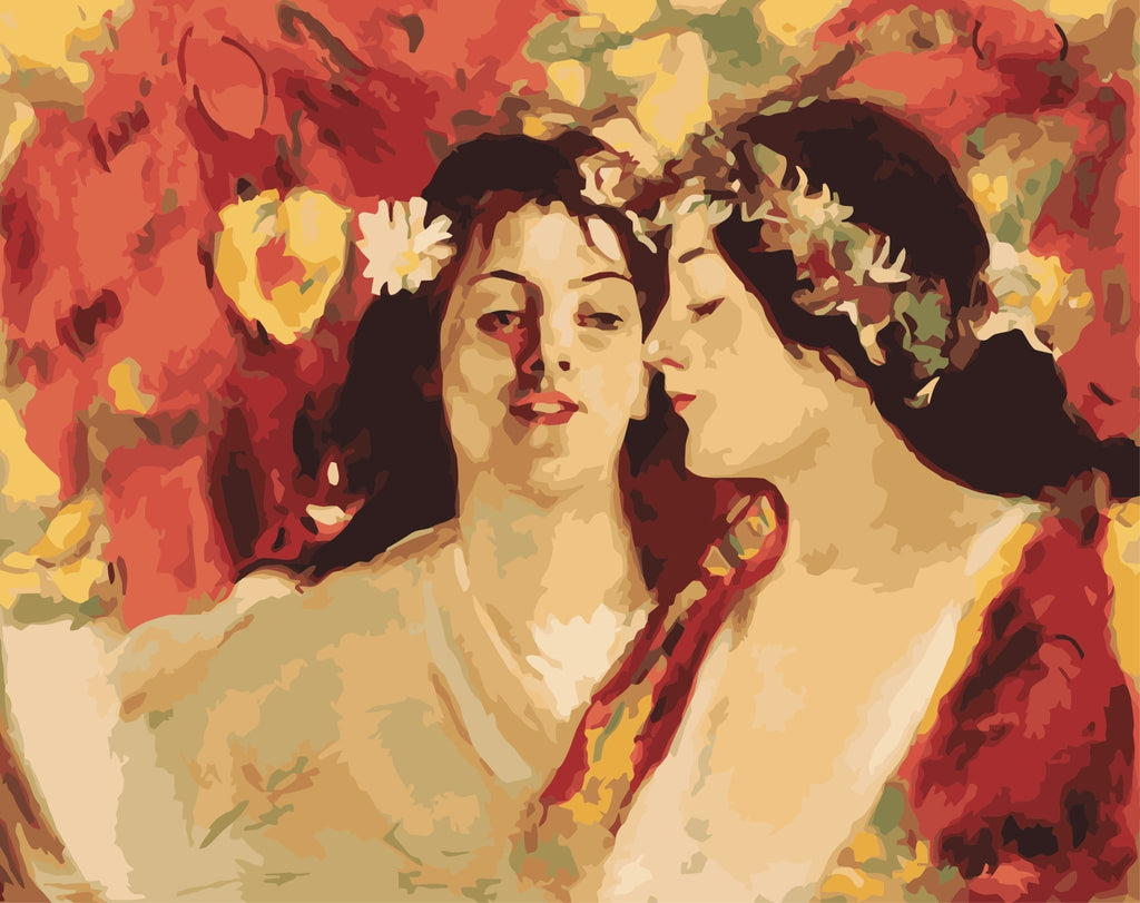 Fairies (Primăvara) - Pictură pe numere - Pictorul Fericit