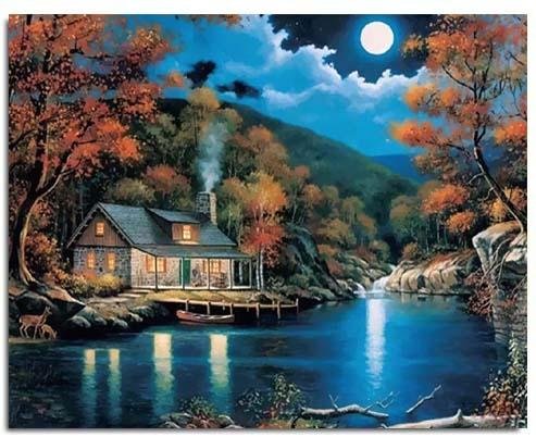 Fairytale House - Pictură pe numere - Pictorul Fericit