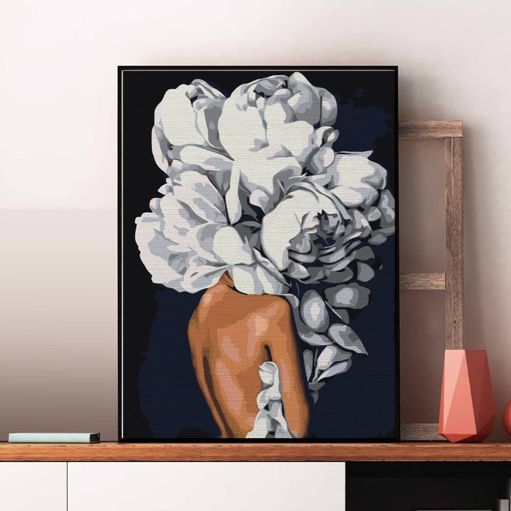 Flower girl - Pictură pe numere - Pictorul Fericit