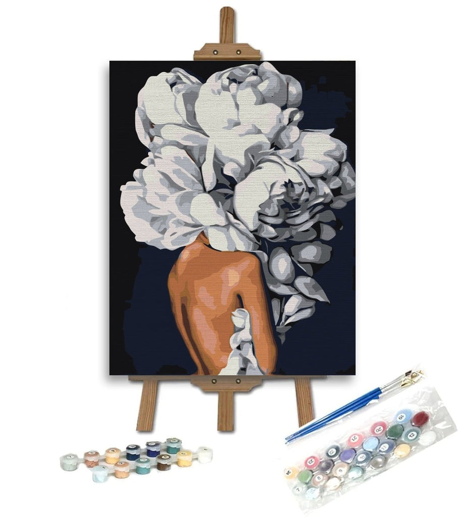 Flower girl - Pictură pe numere - Pictorul Fericit