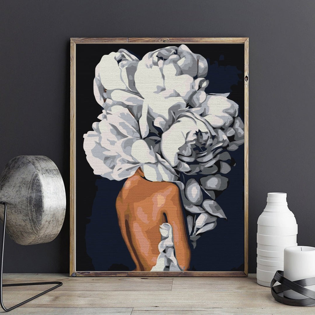 Flower girl - Pictură pe numere - Pictorul Fericit