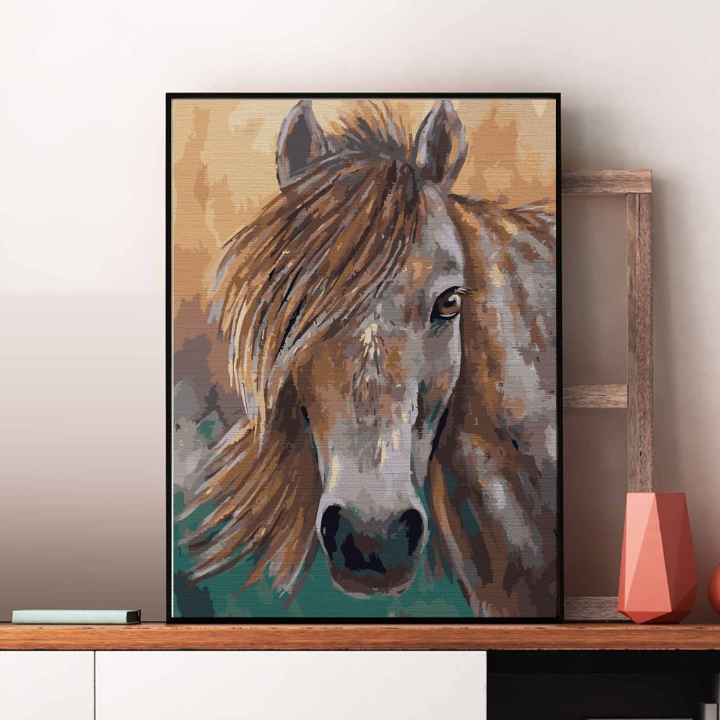 Horse beauty - Pictură pe numere - Pictorul Fericit