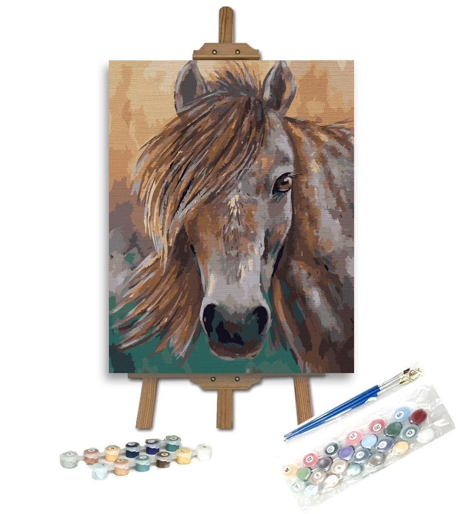 Horse beauty - Pictură pe numere - Pictorul Fericit