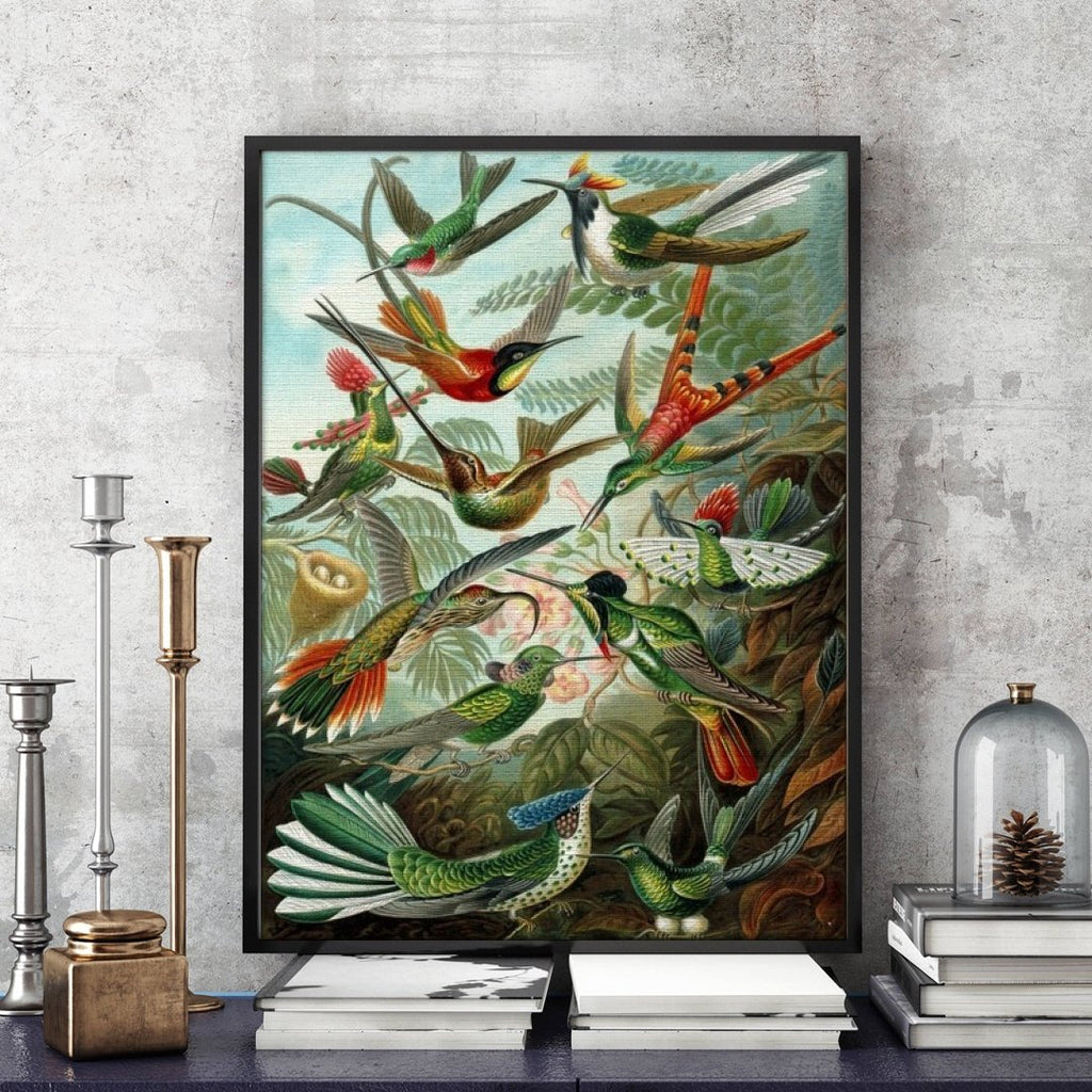 Hummingbirds - Pictură pe numere - Pictorul Fericit