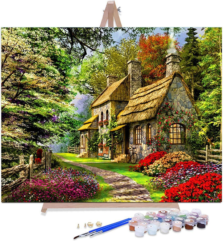 IDYLLIC HOUSE - Pictură pe numere - Pictorul Fericit