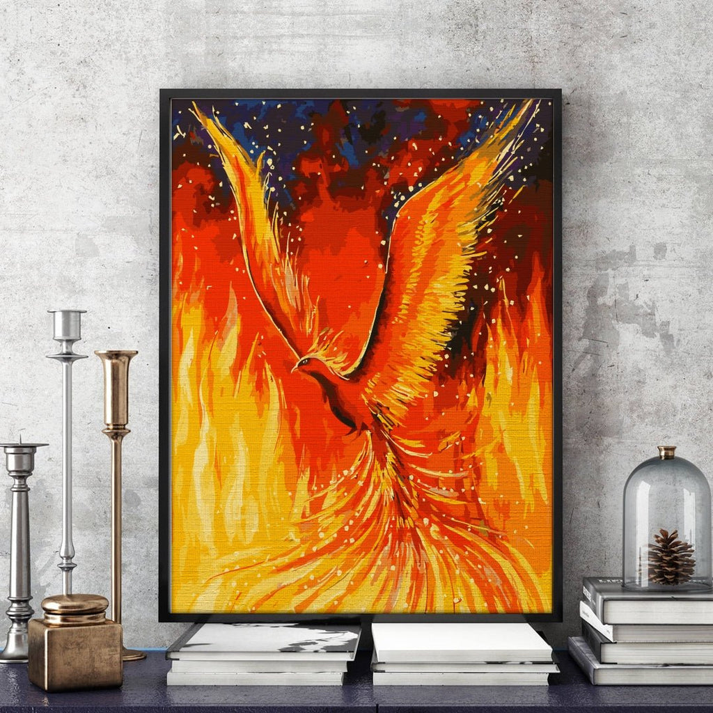 In fire - Pictură pe numere - Pictorul Fericit