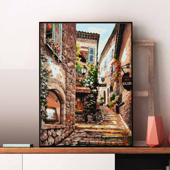 Italian Streets - Pictură pe numere - Pictorul Fericit