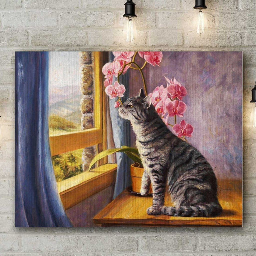 Lovely cat - Pictură pe numere - Pictorul Fericit