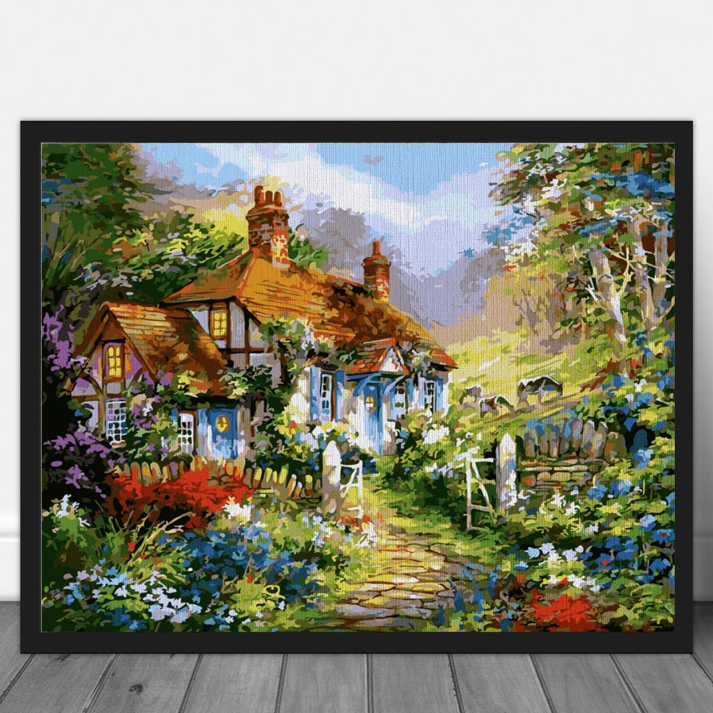 Magical Cottage - Pictură pe numere - Pictorul Fericit