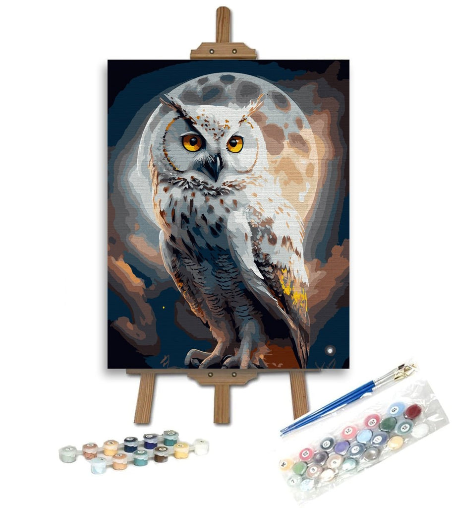 Midnight owl - Pictură pe numere - Pictorul Fericit