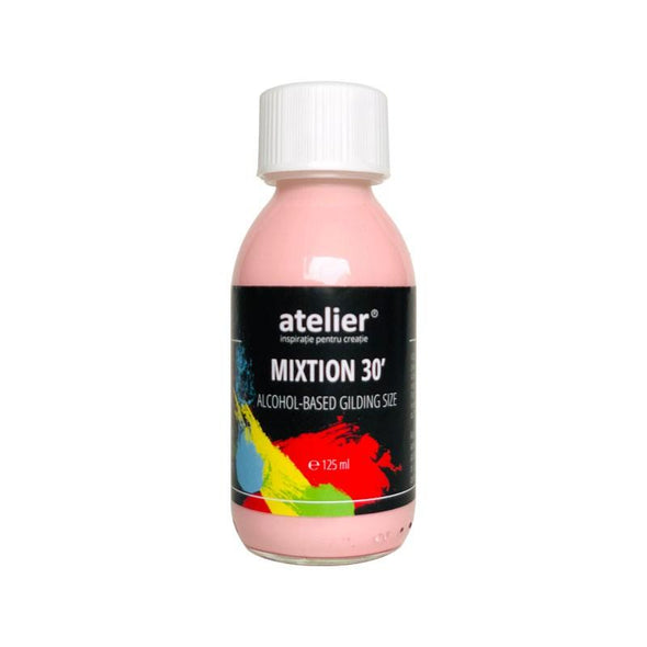 Mixtion, pe bază de alcool, cu rășină acrilică, uscare 30 minute, Atelier