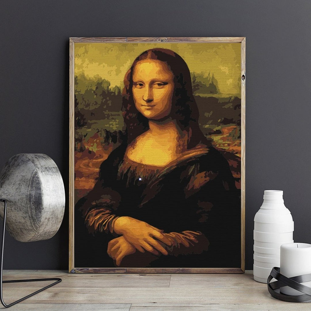 Mona Lisa - Pictură pe numere - Pictorul Fericit