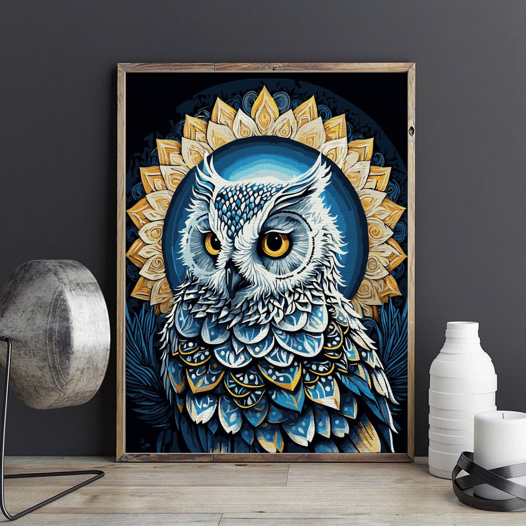Night guardian - Pictură pe numere - Pictorul Fericit