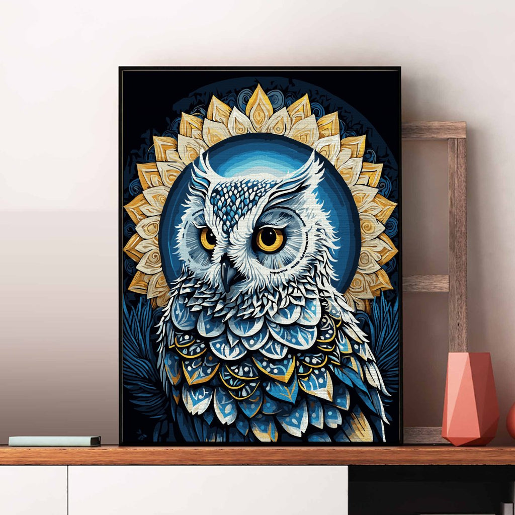 Night guardian - Pictură pe numere - Pictorul Fericit