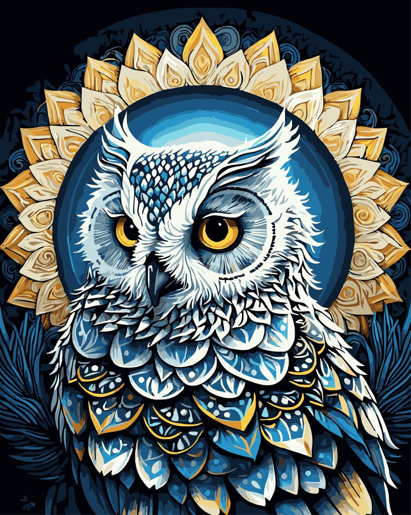 Night guardian - Pictură pe numere - Pictorul Fericit