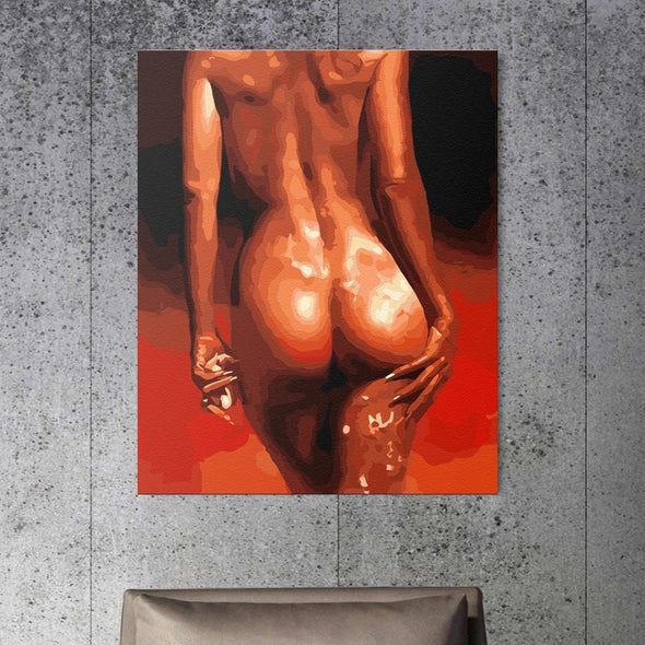 Nude woman - Pictură pe numere - Pictorul Fericit