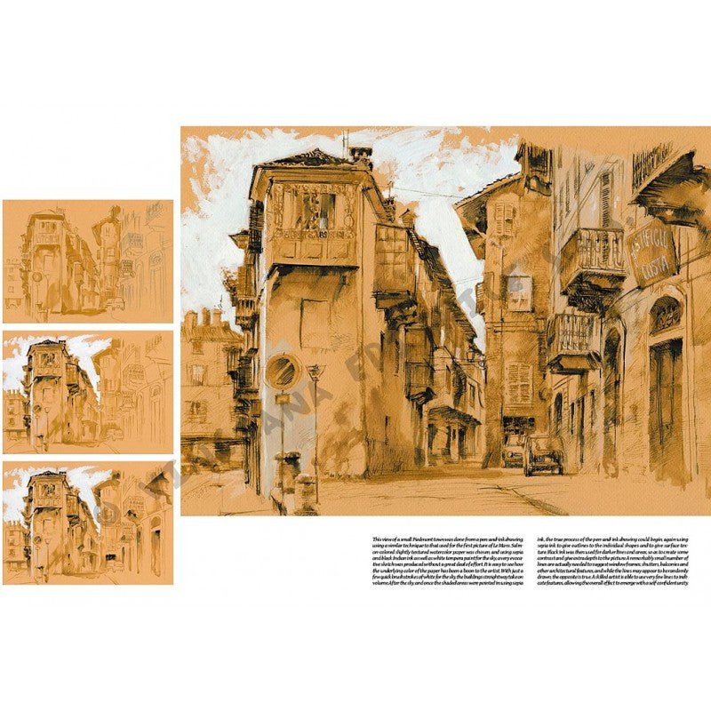 Peisaj arhitectonic, nr. 43 cu ilustrații, colecția Leonardo, Vinciana Editrice - Pictorul Fericit