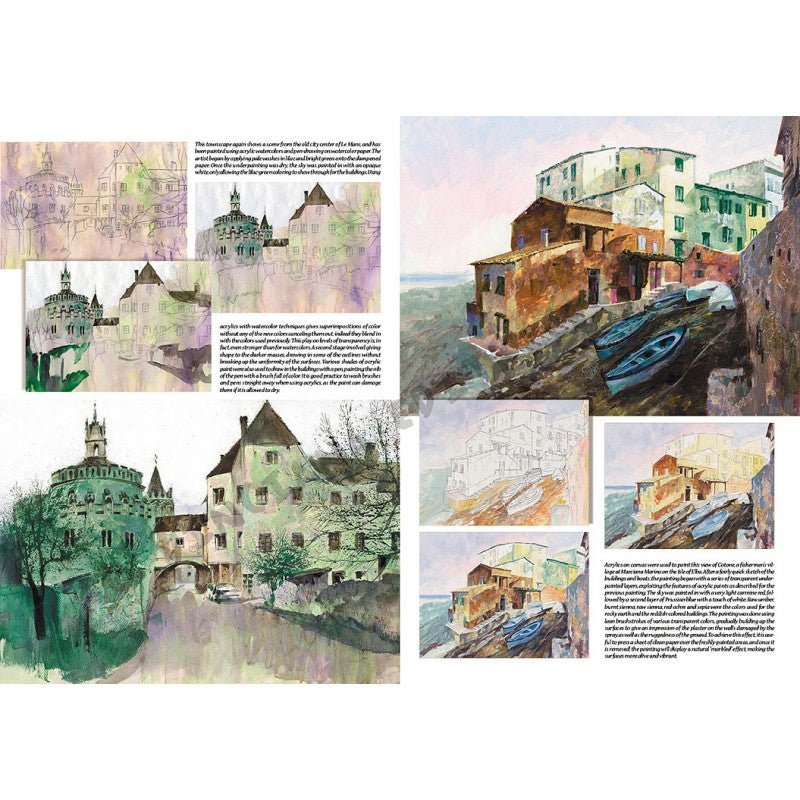 Peisaj arhitectonic, nr. 43 cu ilustrații, colecția Leonardo, Vinciana Editrice - Pictorul Fericit