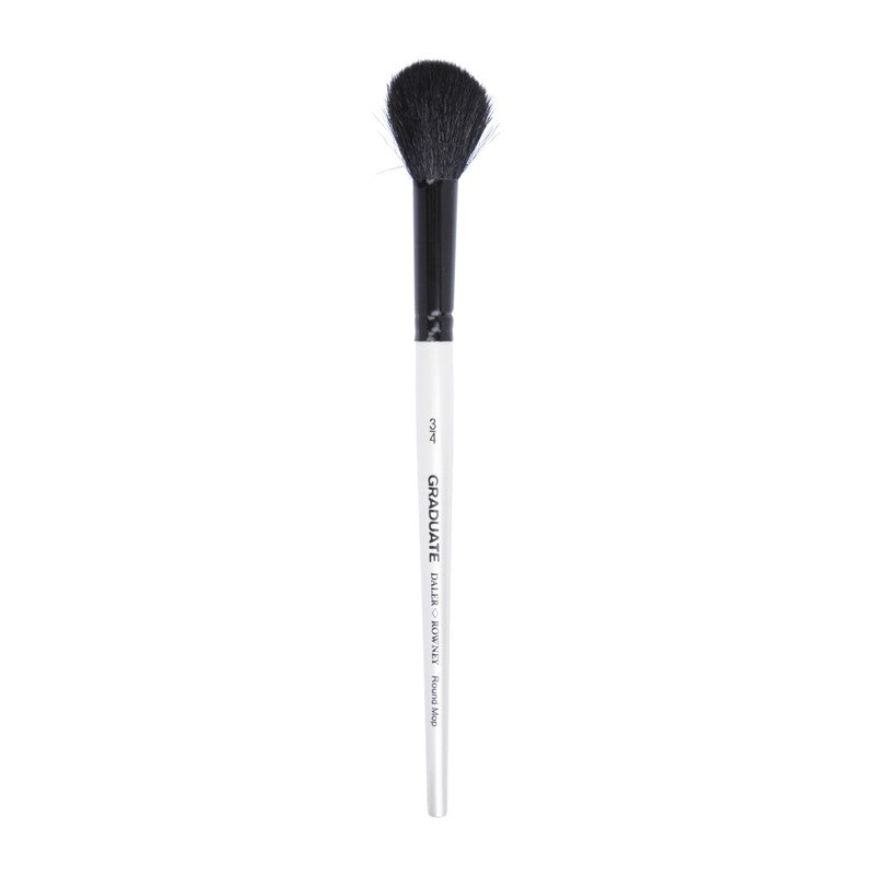 Pensulă pentru pictură, tip mop, păr capră, mâner scurt, 3/4, 1/2, Graduate Daler Rowney - Pictorul Fericit