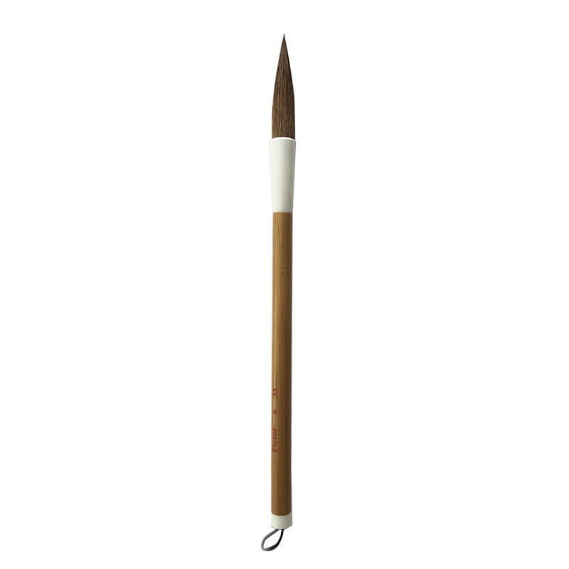 Pensulă zibelină, rotundă, cu mâner scurt din bambus, 55 mm, Atelier - Pictorul Fericit