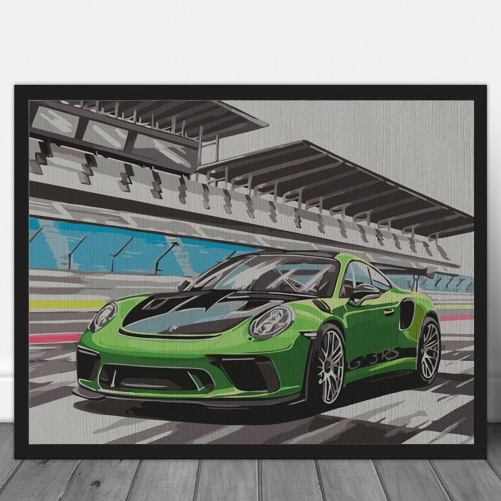 Porche - Pictură pe numere - Pictorul Fericit