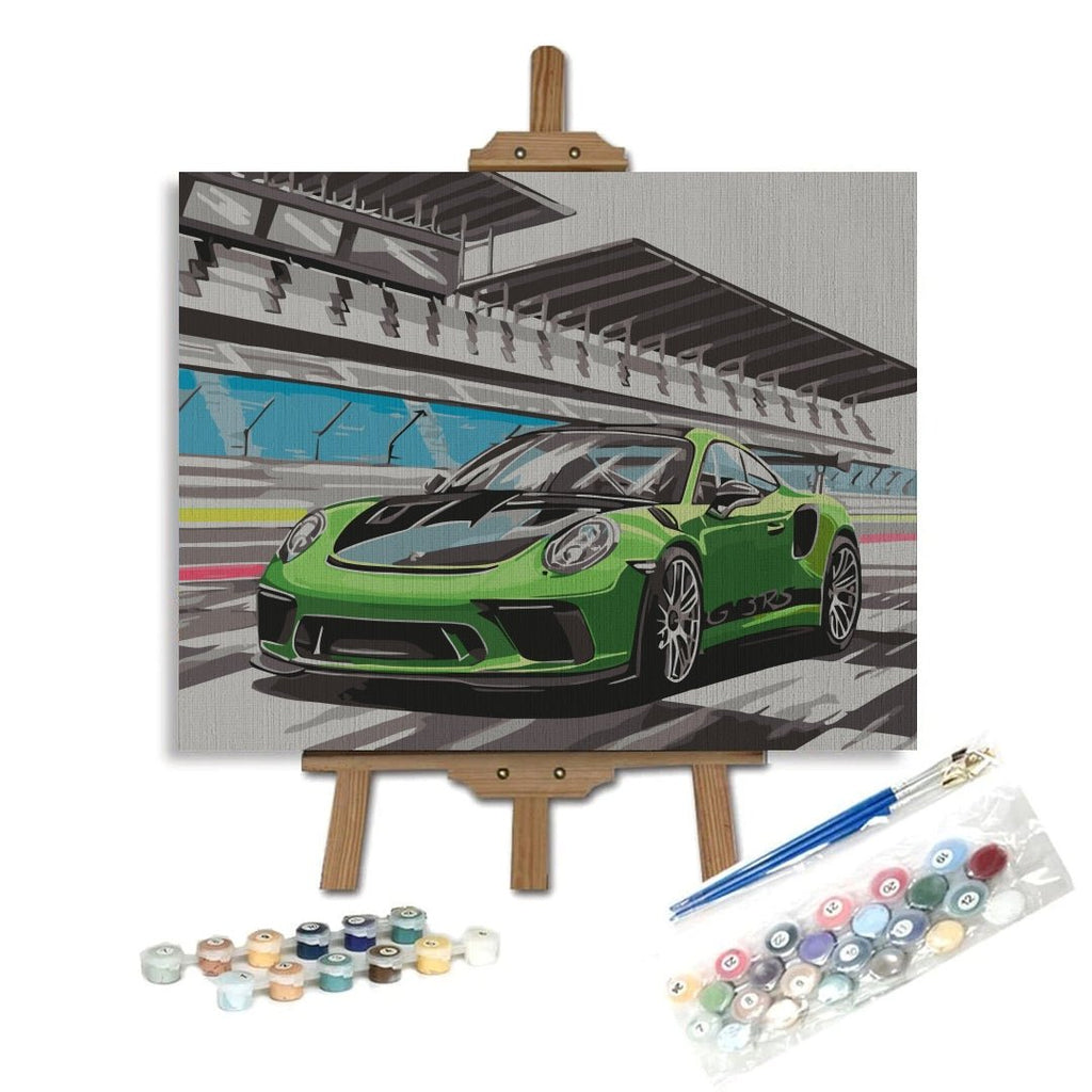 Porche - Pictură pe numere - Pictorul Fericit