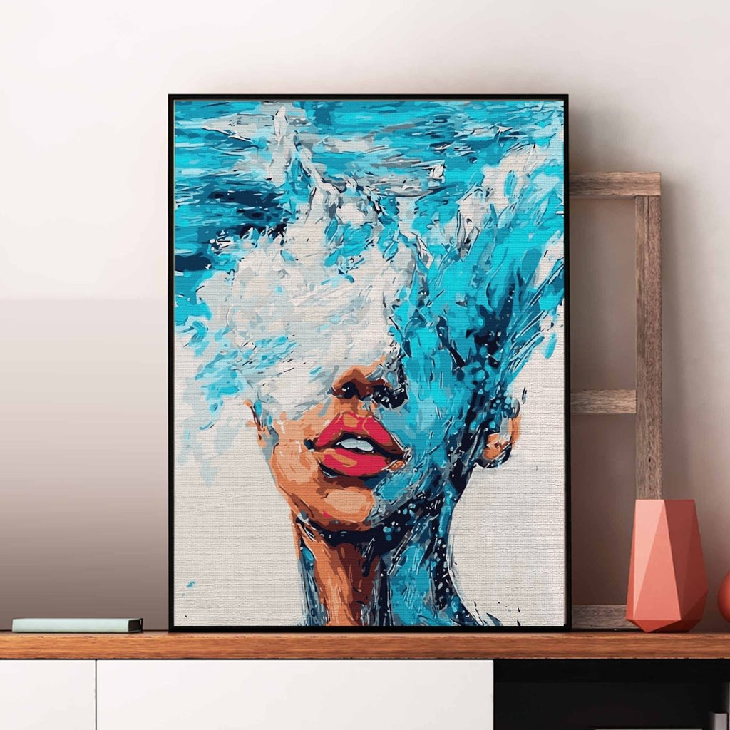Sea woman - Pictură pe numere - Pictorul Fericit