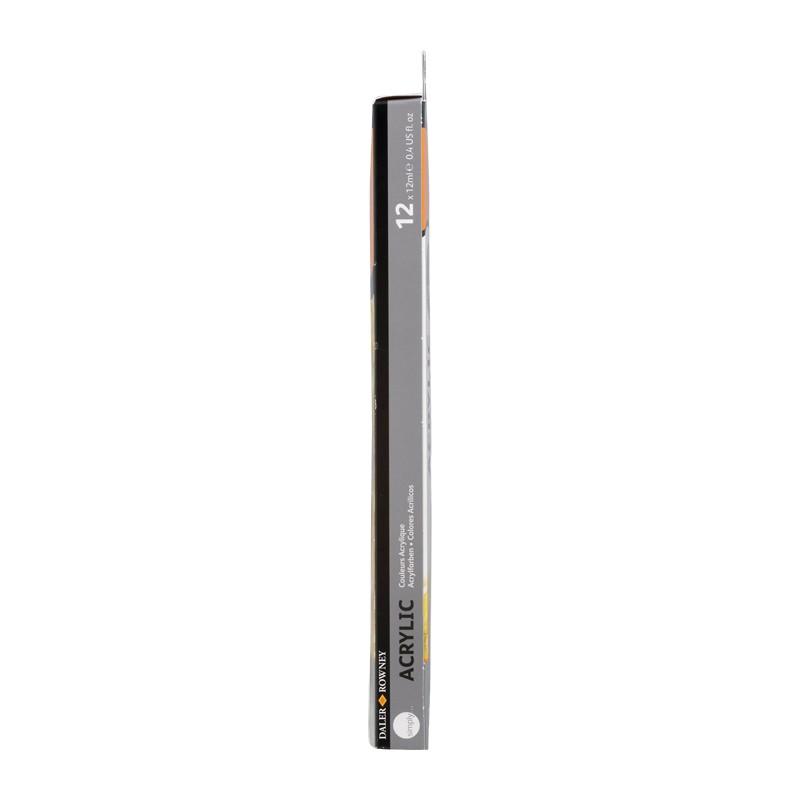 Set 12 culori acrilice, 12 ml, Simply Daler Rowney - Pictorul Fericit