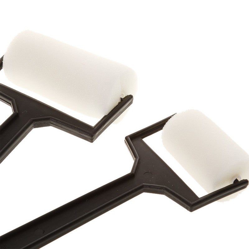 Set 4 trafalet burete, lat, maner plastic, pentru pictura, 2 cm, 2.5 cm, 4 cm, 6 cm, Atelier - Pictorul Fericit