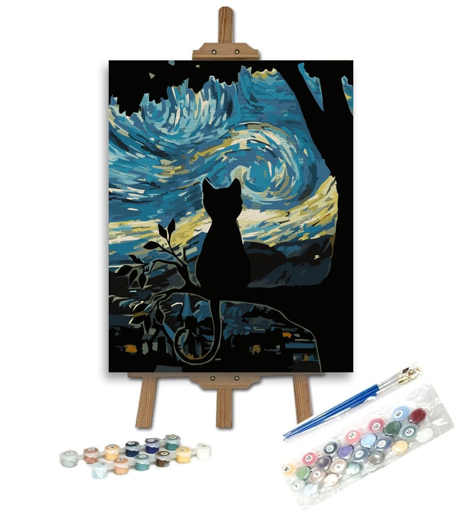 Silent night - Pictură pe numere - Pictorul Fericit