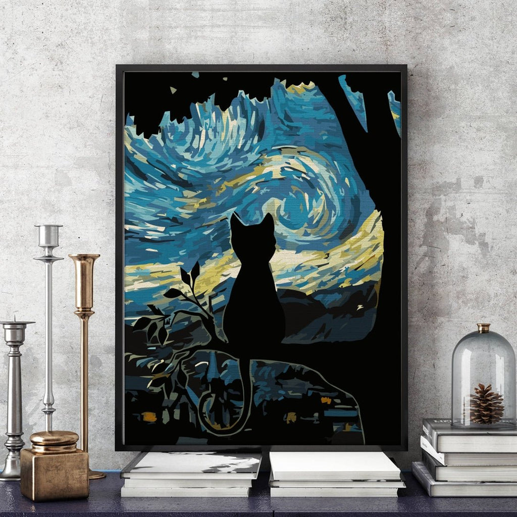 Silent night - Pictură pe numere - Pictorul Fericit