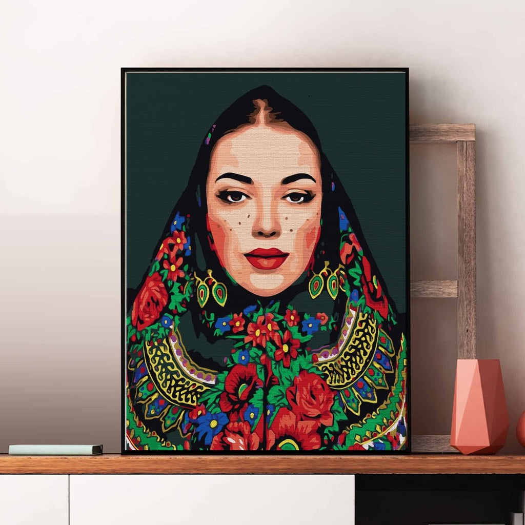 Slavic Beauty - Pictură pe numere - Pictorul Fericit