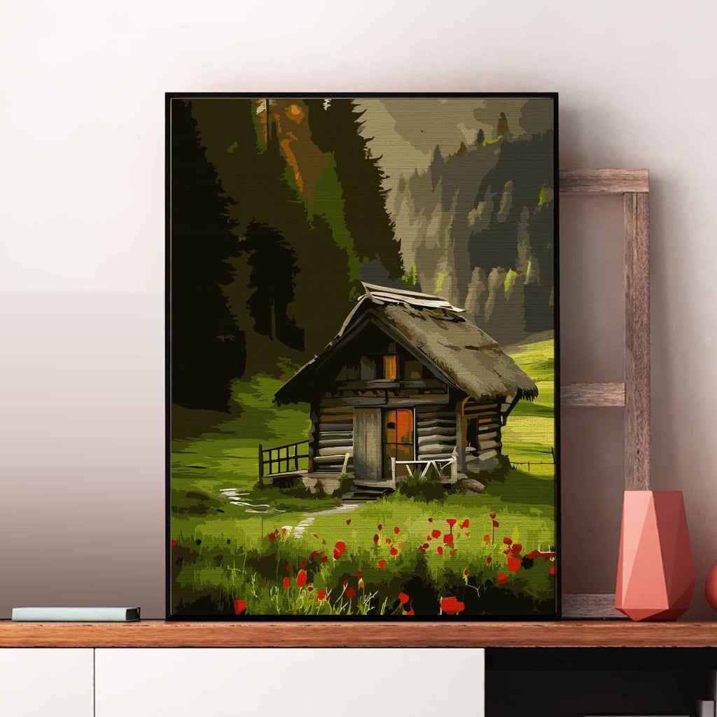 Small cabin - Pictură pe numere - Pictorul Fericit