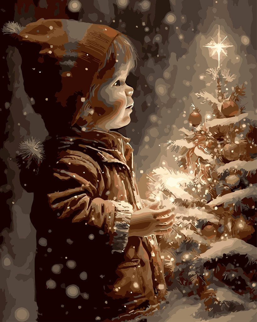 Snow Time - Pictură pe numere - Pictorul Fericit