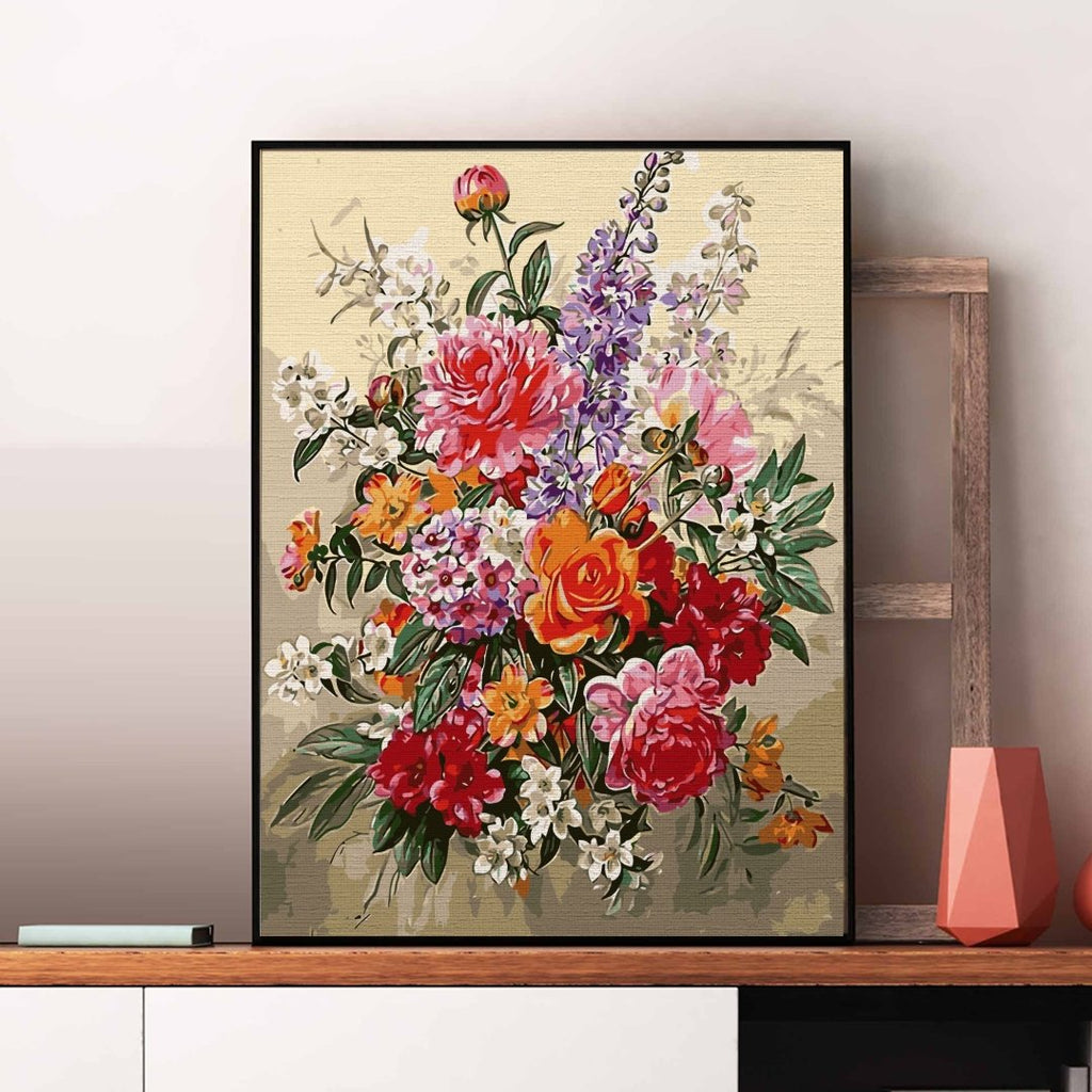 Spring Bouquet - Pictură pe numere - Pictorul Fericit