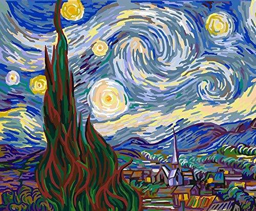 Starry Sky - Pictură pe numere - Pictorul Fericit