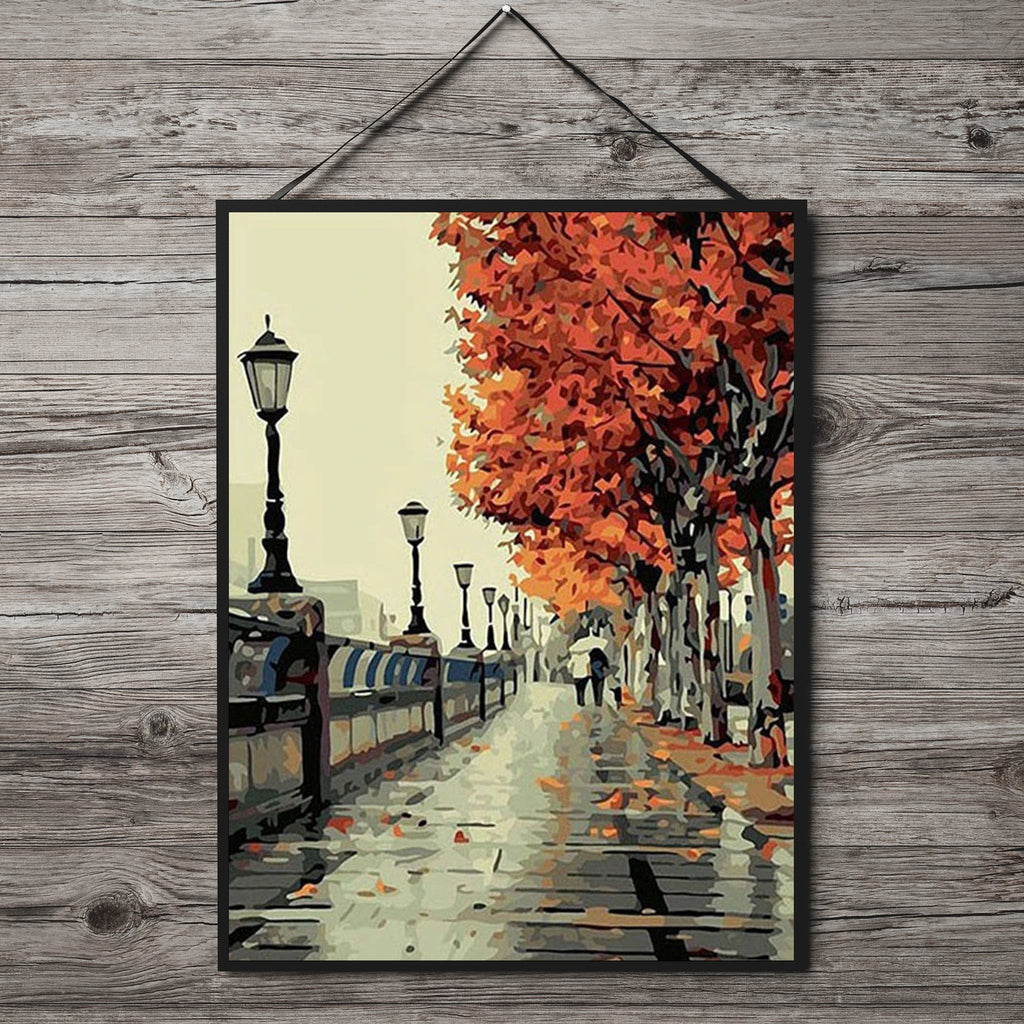 Sublime Rouge Leaves - Pictură pe numere - Pictorul Fericit